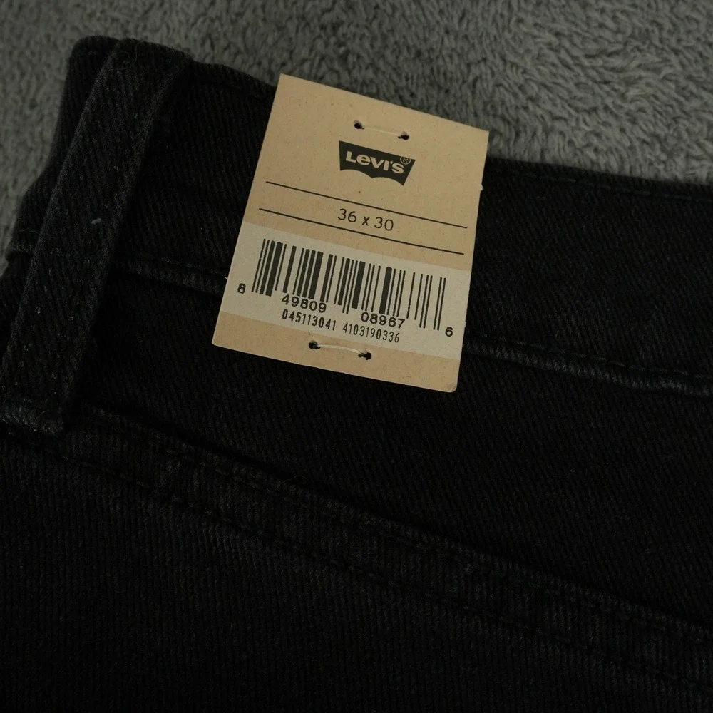 Levi's 511 Jeans Mens 36x30 Black Slim Fit Stretch‎ Denim Classic Casual Grunge